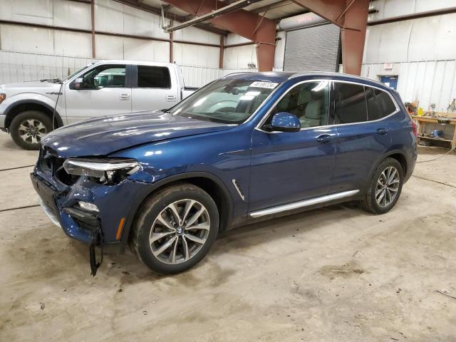 5UXTR9C58KLR03737 - 2019 BMW X3 XDRIVE30I BLUE photo 1