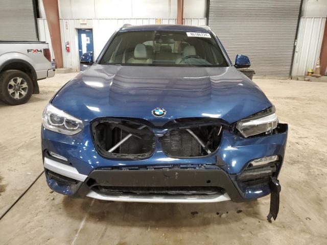 5UXTR9C58KLR03737 - 2019 BMW X3 XDRIVE30I BLUE photo 5