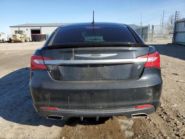 1C3CCBCG5DN719444 - 2013 CHRYSLER 200 LIMITED BLACK photo 6