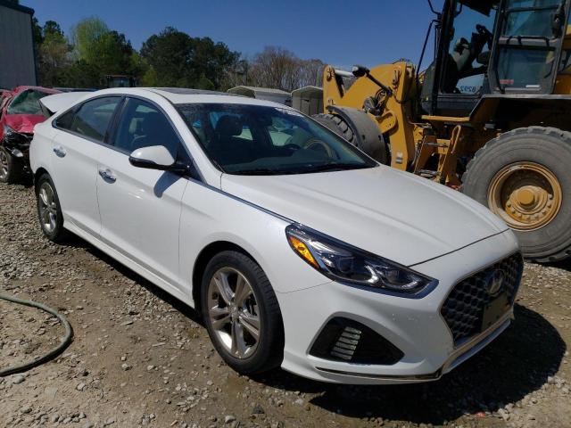 5NPE34AF8KH765213 - 2019 HYUNDAI SONATA LIMITED WHITE photo 4