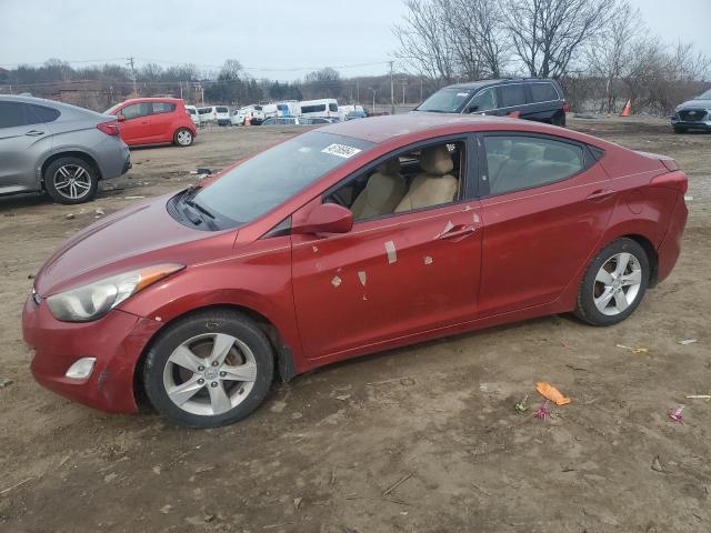 KMHDH4AE3CU287631 - 2012 HYUNDAI ELANTRA GLS RED photo 1