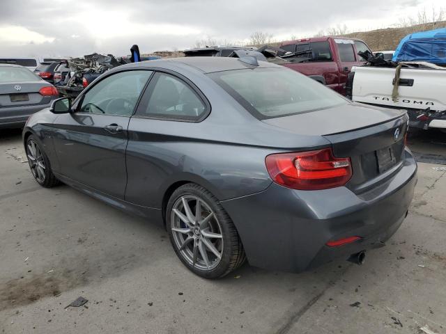 WBA1J7C50EVX33996 - 2014 BMW M235I GRAY photo 2