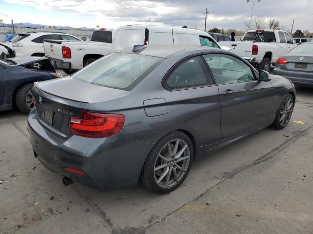 WBA1J7C50EVX33996 - 2014 BMW M235I GRAY photo 3