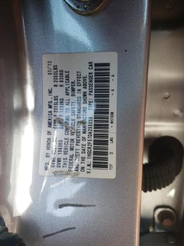 1HGCR2F57DA255098 - 2013 HONDA ACCORD SPORT SILVER photo 12