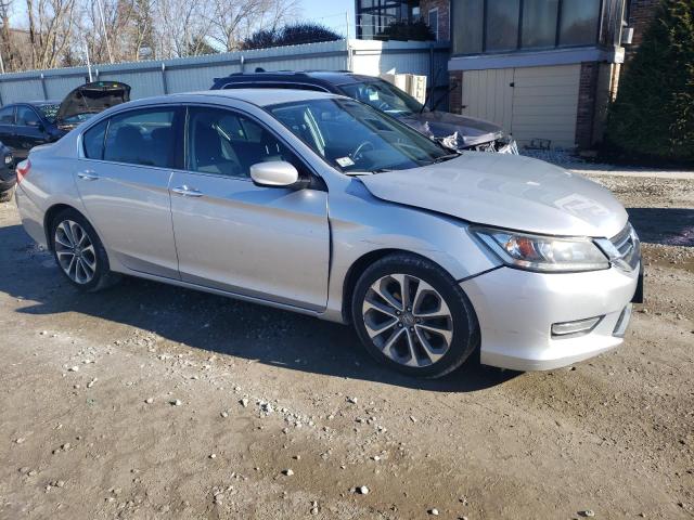 1HGCR2F57DA255098 - 2013 HONDA ACCORD SPORT SILVER photo 4