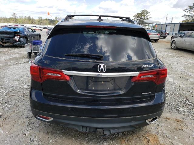 5FRYD4H91GB018616 - 2016 ACURA MDX ADVANCE BLACK photo 6