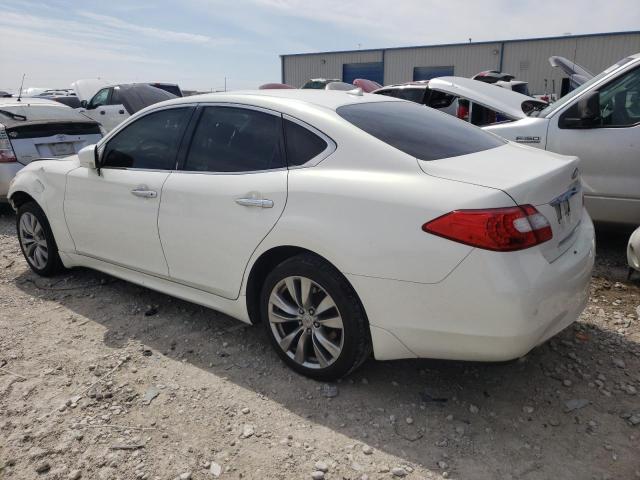 JN1BY1AR4DM601840 - 2013 INFINITI M37 X WHITE photo 2