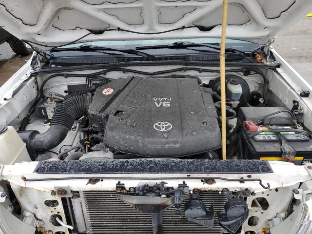 5TEUU42NX6Z286311 - 2006 TOYOTA TACOMA ACCESS CAB თეთრი ფოტო 11