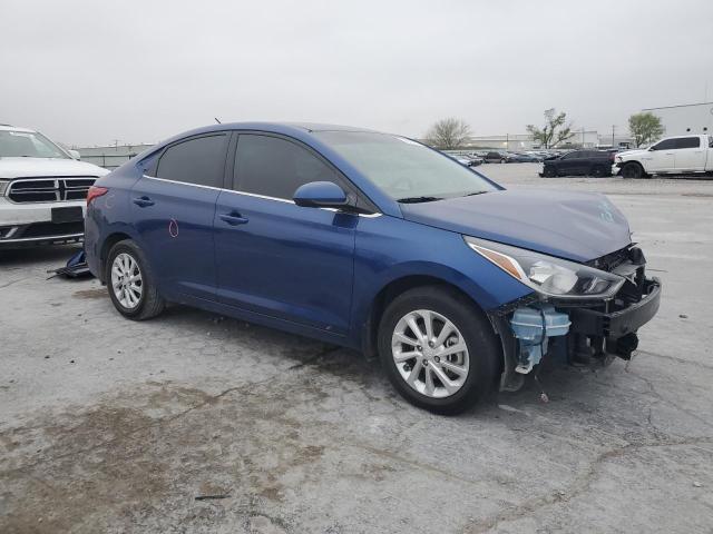 3KPC24A68NE166198 - 2022 HYUNDAI ACCENT SE BLUE photo 4