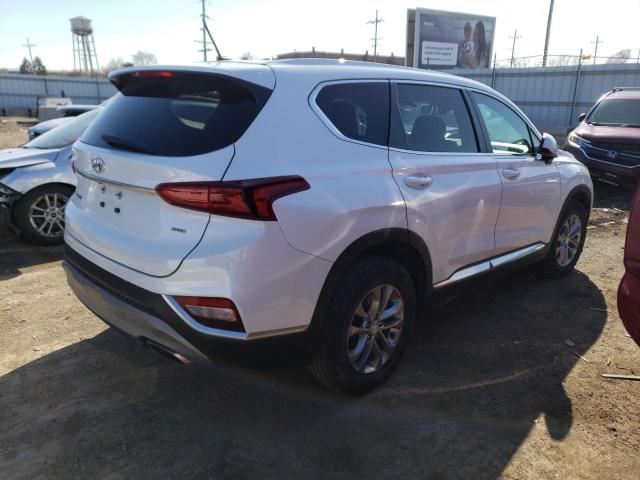 5NMS2CAD1KH119698 - 2019 HYUNDAI SANTA FE SE WHITE photo 3