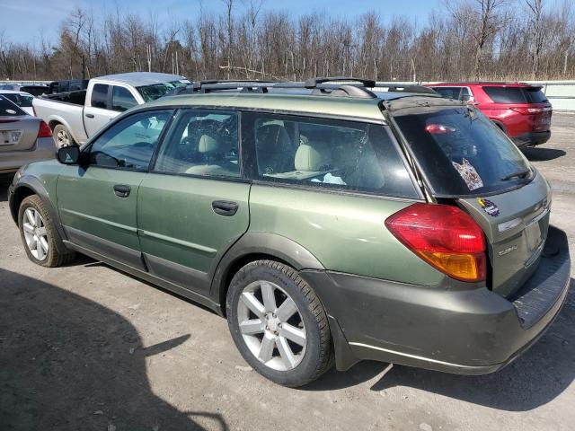 4S4BP61C577327040 - 2007 SUBARU OUTBACK OUTBACK 2.5I GREEN photo 2