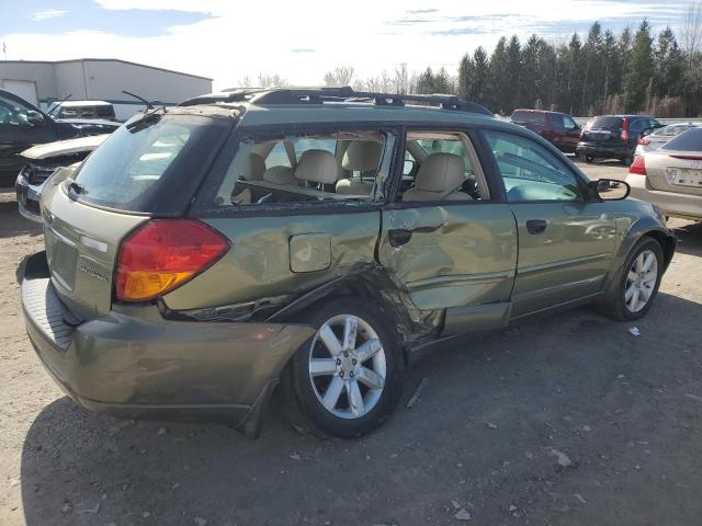 4S4BP61C577327040 - 2007 SUBARU OUTBACK OUTBACK 2.5I GREEN photo 3