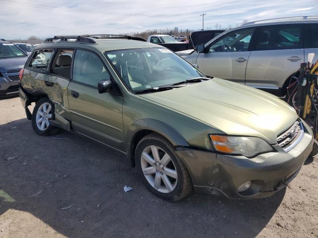 4S4BP61C577327040 - 2007 SUBARU OUTBACK OUTBACK 2.5I GREEN photo 4