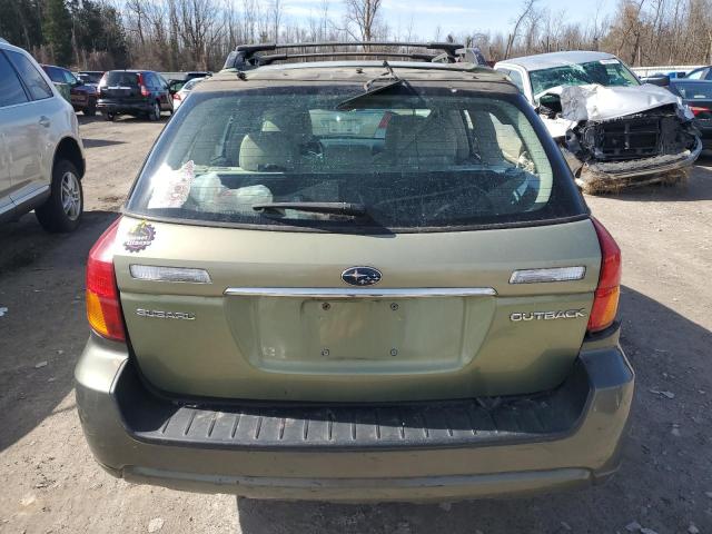 4S4BP61C577327040 - 2007 SUBARU OUTBACK OUTBACK 2.5I GREEN photo 6