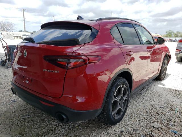 ZASPAJAN3N7D33052 - 2022 ALFA ROMEO STELVIO RED photo 3