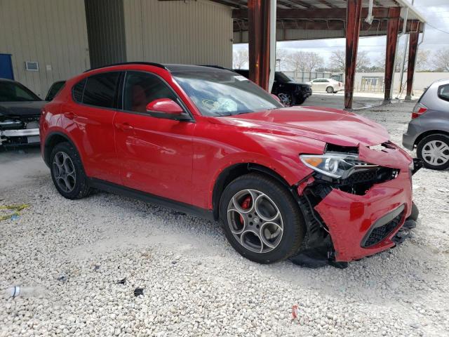 ZASPAJAN3N7D33052 - 2022 ALFA ROMEO STELVIO RED photo 4