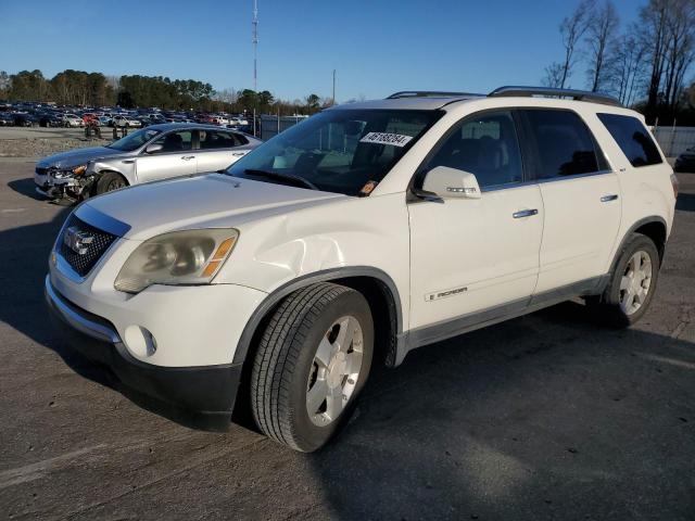 1GKEV33768J141196 - 2008 GMC ACADIA SLT-2 WHITE photo 1