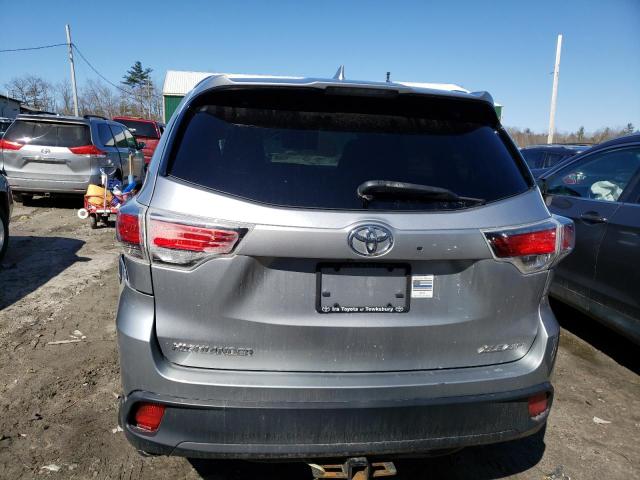 5TDJKRFH5FS207246 - 2015 TOYOTA HIGHLANDER XLE 灰色 照片 6