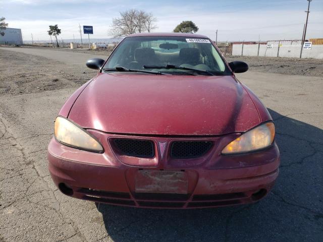 1G2NE52E25M251880 - 2005 PONTIAC GRAND AM SE BURGUNDY photo 5