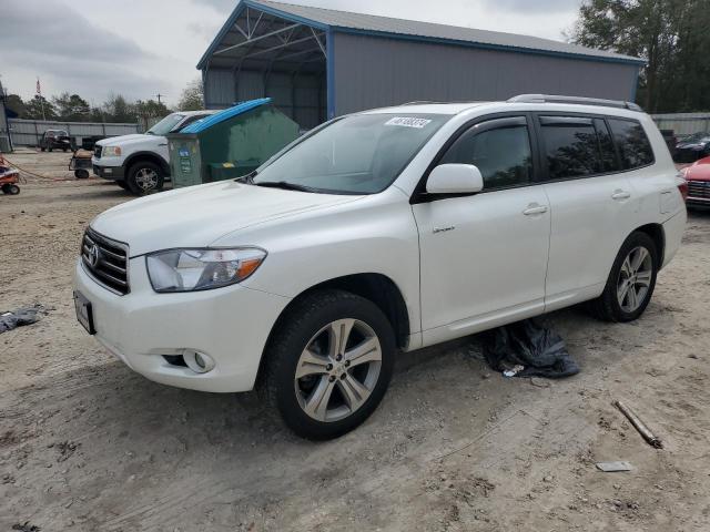 JTEDS43A482066327 - 2008 TOYOTA HIGHLANDER SPORT WHITE photo 1