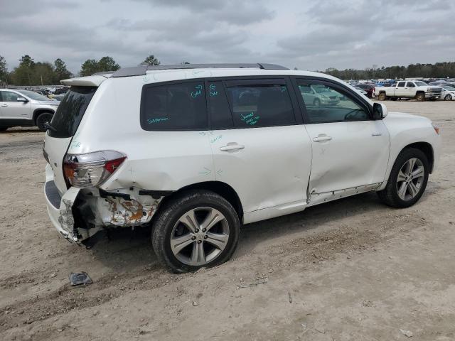 JTEDS43A482066327 - 2008 TOYOTA HIGHLANDER SPORT WHITE photo 3