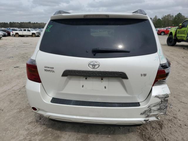 JTEDS43A482066327 - 2008 TOYOTA HIGHLANDER SPORT WHITE photo 6