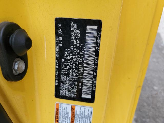 JF1ZNAA13F9706377 - 2015 TOYOTA SCION FR-S 黄色 照片 12