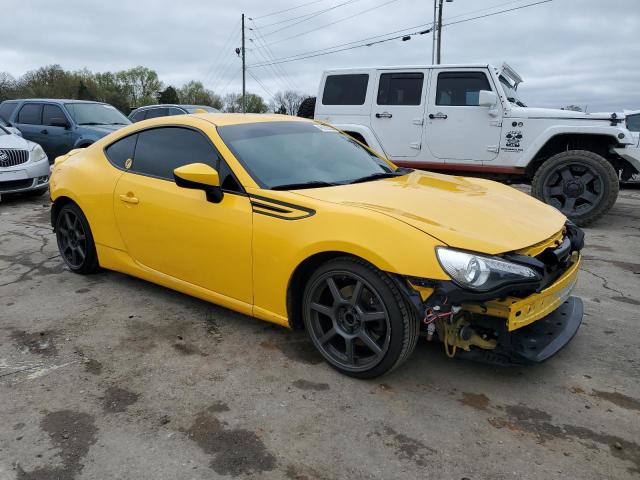 JF1ZNAA13F9706377 - 2015 TOYOTA SCION FR-S 黄色 照片 4