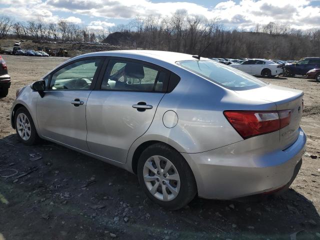 KNADM4A31G6688102 - 2016 KIA RIO LX SILVER photo 2