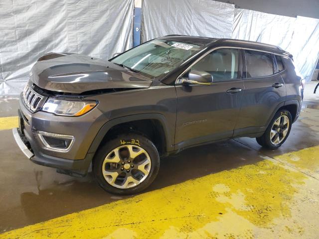 3C4NJDCB1JT399240 - 2018 JEEP COMPASS LIMITED GRAY photo 1