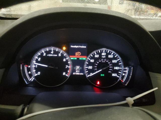 JH4KC1F90GC000583 - 2016 ACURA RLX ADVANCE WHITE photo 9