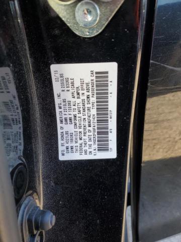 1HGCR2F88FA121424 - 2015 HONDA ACCORD EXL BLACK photo 12