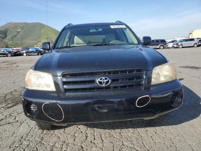 JTEGD21A560146503 - 2006 TOYOTA HIGHLANDER BLACK photo 5