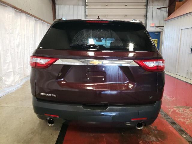 1GNERGKW7LJ207013 - 2020 CHEVROLET TRAVERSE LT BURGUNDY photo 6