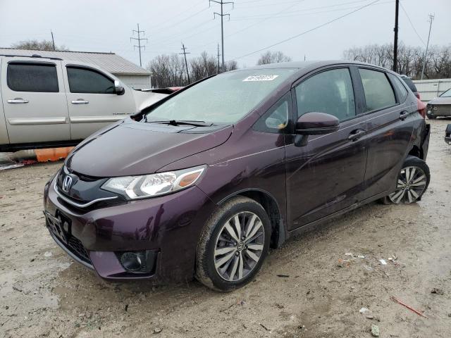 JHMGK5H72HS003665 - 2017 HONDA FIT EX PURPLE photo 2