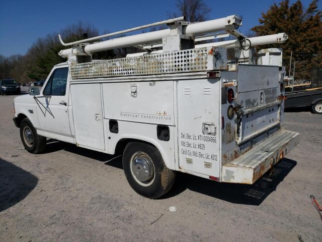 1FDHF25HXVEB55723 - 1997 FORD F250 WHITE photo 2