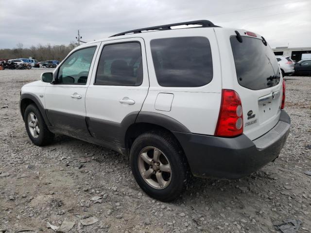 4F2CZ06195KM39910 - 2005 MAZDA TRIBUTE S WHITE photo 2