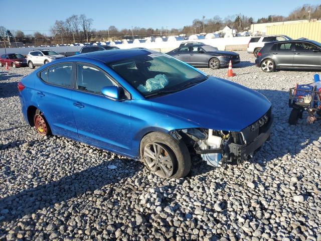 KMHD84LF3JU606657 - 2018 HYUNDAI ELANTRA SEL BLUE photo 4