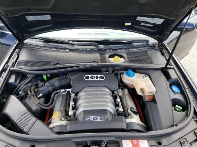 WAULT64B14N004650 - 2004 AUDI A6 3.0 QUATTRO BLUE photo 11