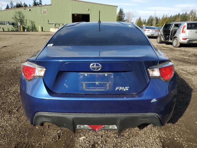 JF1ZNAA19D1717489 - 2013 TOYOTA SCION FR-S BLUE photo 6