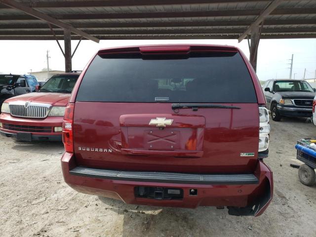 1GNSCJE03BR136983 - 2011 CHEVROLET SUBURBAN C1500 LT RED photo 6