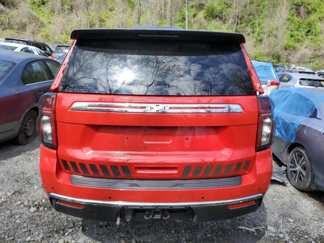 1GNSKLED9NR301862 - 2022 CHEVROLET TAHOE K1500 RED photo 6