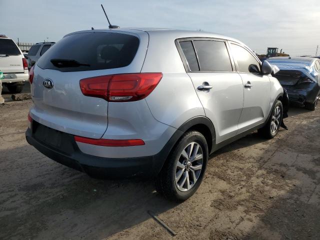 KNDPB3AC8F7747638 - 2015 KIA SPORTAGE LX SILVER photo 3