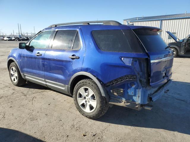 1FM5K7B84DGA16531 - 2013 FORD EXPLORER BLUE photo 2