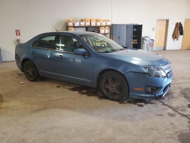 3FAHP0HA1AR295094 - 2010 FORD FUSION SE BLUE photo 4