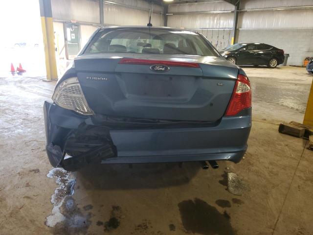 3FAHP0HA1AR295094 - 2010 FORD FUSION SE BLUE photo 6