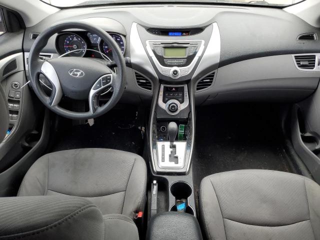 5NPDH4AEXCH119371 - 2012 HYUNDAI ELANTRA GLS SILVER photo 8