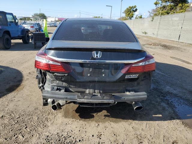 1HGCR2F10HA025826 - 2017 HONDA ACCORD SPORT SPECIAL EDITION BLACK photo 6