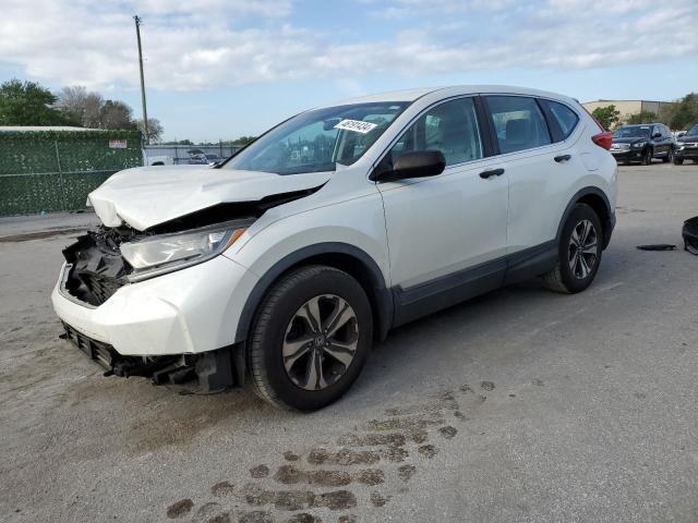 5J6RW5H30JL000883 - 2018 HONDA CR-V LX WHITE photo 1