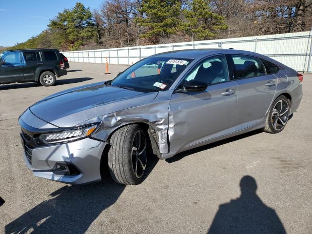 1HGCV1F38NA086523 - 2022 HONDA ACCORD SPORT SILVER photo 1